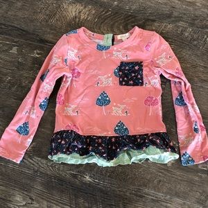 VGUC 4T Matilda Jane Woodland Sweatshirt Top